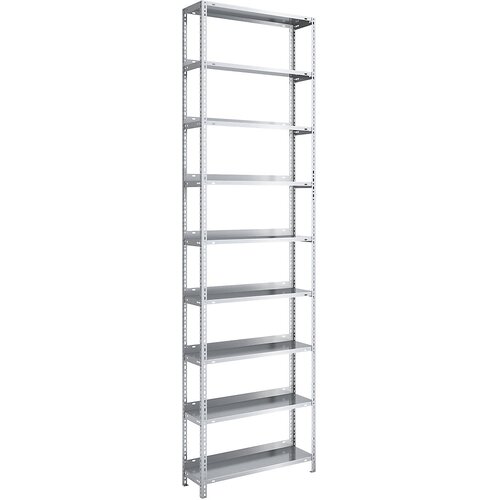 hofe Privijačen regal za dokumentacijo, pocinkan, višina regala 2900 mm, osnovni regal, širina x globina 750 x 300 mm Cene