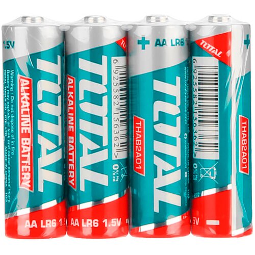 TOTAL TOOLS alkalna baterija 1,5V / LR06 / AA / 4pcs (THAB2A01) Slike