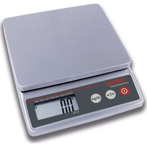 Soehnle Kompaktna tehtnica, upravljanje s 3 tipkami, razpon tehtanja do 5 kg, ločljivost 1 g, plo&amp;scaron;ča za tehtanje 150 x 210 mm Slike