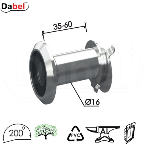 Dabel Špijunka ŠP4000 Hr fi16/35-60mm/200` 200stepeni DBP1 0105563 Cene