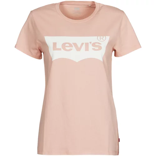 Levi's Majice s kratkimi rokavi THE PERFECT TEE Rožnata
