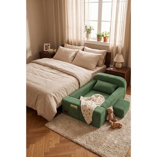 Atelier Del Sofa Luvia dečiji ležaj od sunđera 118 &amp;times; 30 &amp;times; 178 cm, mint zelena Slike
