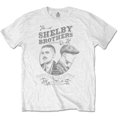 Peaky Blinders Košulja Shelby Brothers Circle Faces XL Bijela