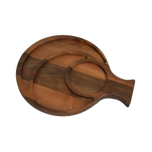 Wood Holz daska za serviranje 390x290x16 mm ( 6009-B1 ) orah Slike