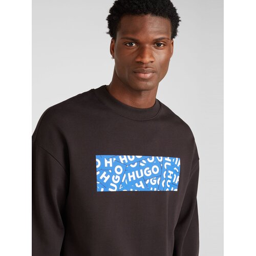 Hugo Sweater majica &amp;#039;Naylos&amp;#039; plava / crna / bijela Slike