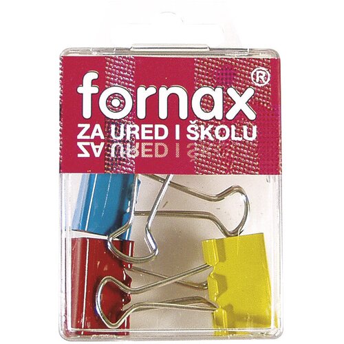  KVAČICE ZA PAPIR 25MM PK4 FORNAX BC-31 SORTIRANO BLISTER Cene