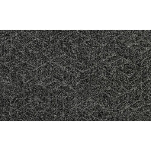 wash+dry PREDPRAŽNIK Dune Leaves dark grey 45/75 cm reliefno temno siva Cene