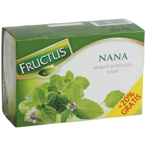 Fructus čaj Nana 24 g gratis Slike