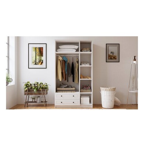 Hanah home Ormar Rb-111, 105x210x52 cm, Bijeli Slike