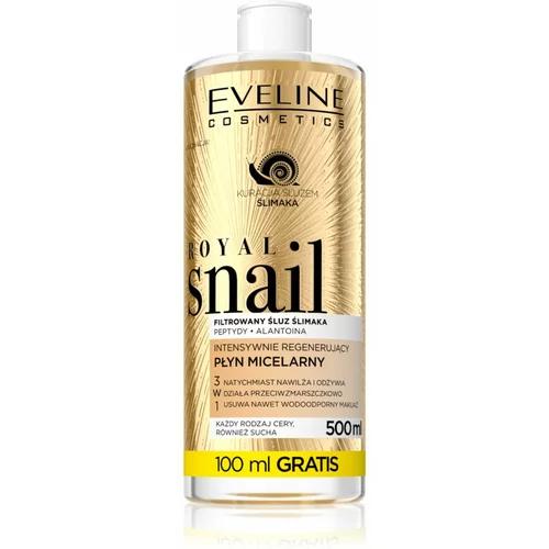 Eveline Cosmetics Royal Snail micelarna voda s regenerirajućim učinkom 500 ml