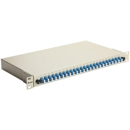 Equip 24-Port Fiber Optic Splice Box, LC Duplex, OS2, 1U, ped, Grey Cijene