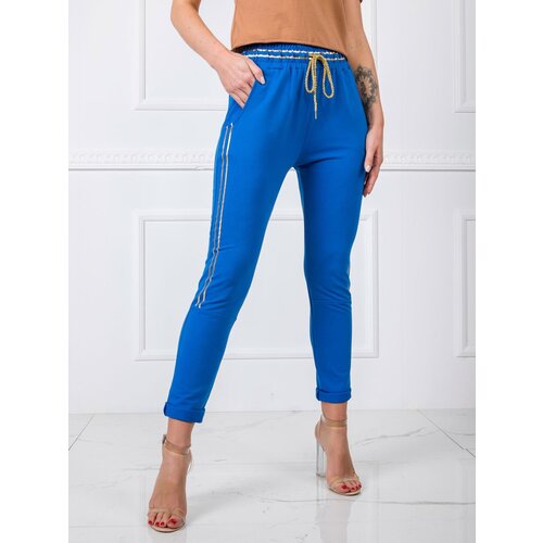 RELEVANCE Sweatpants-RV-DR-5394.18-dark blue Cene