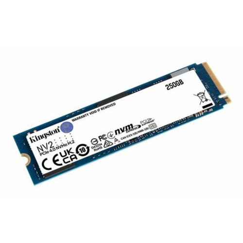Kingston 250GB NV2 M.2 2280 PCIe 4.0 NVMe SSD, up to 3000/1300MB/s Cijene