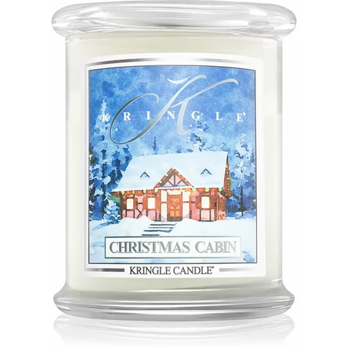 Kringle Candle Christmas Cabin dišeča sveča 411 g