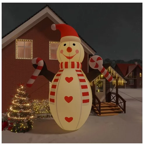  Božični napihljiv snežak z LED diodami 630 cm