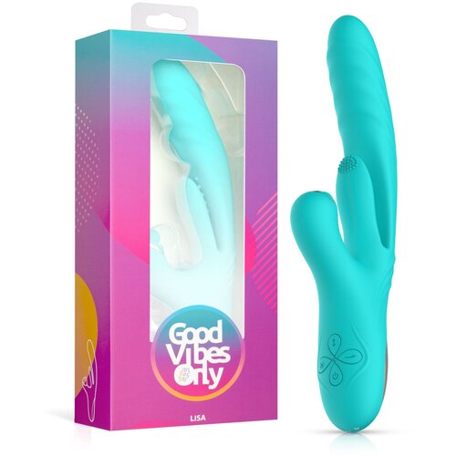 Good Vibes Only Potisni rabbit vibrator s stimulatorjem G-točke - Lisa Cene