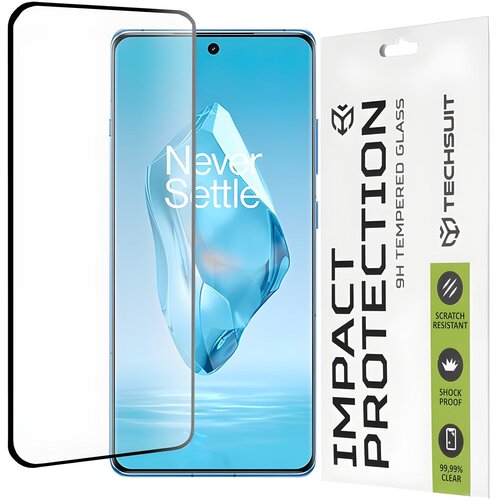 Techsuit za&amp;scaron;titno celoplo&amp;scaron;no staklo 111D za OnePlus 12R - Crna KP30905 Slike