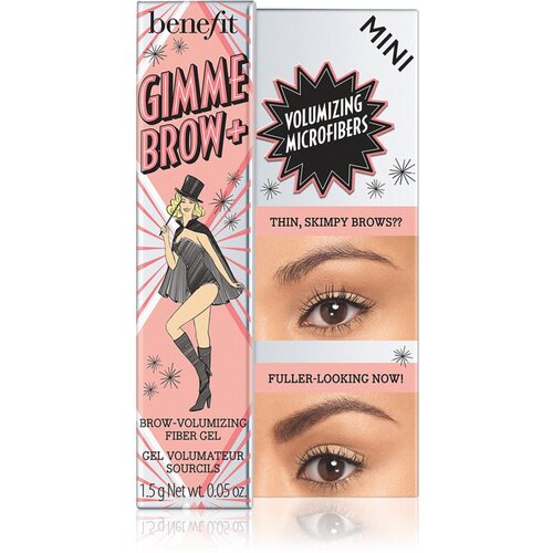 Benefit Gimme Brow+ Mini gel za obrve za povećanje volumena nijansa 4,5 Neutral Deep Brown 1.5 g Slike