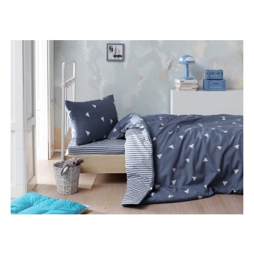 Lessentiel Maison komplet posteljina (160 x 220) ucgen blue Slike