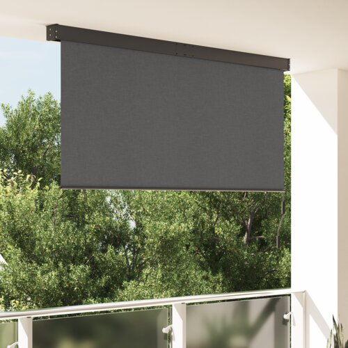vidaXL Zunanja Rolfa Črtasto Prilagodljiva Antracitna 200 x 250 cm blago Cene