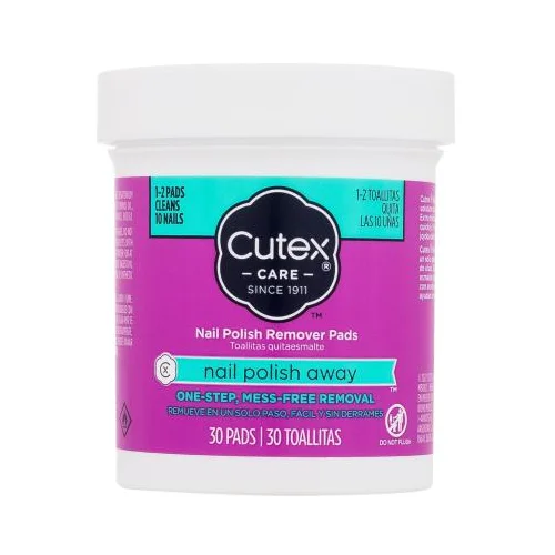 Cutex Nail Polish Away Nail Polish Remover Pads jastučići za skidanje laka za nokte 30 kom