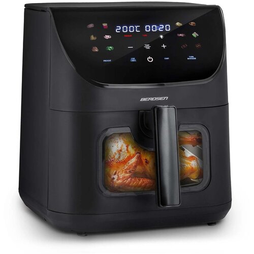 Berdsen BD-660 Air Fryer friteza na vroč zrak 8 L 1700 W &amp;ndash; 12 programov, okno, LED osvetlitev Slike