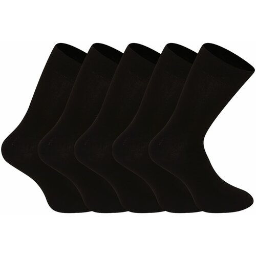 Nedeto 5PACK high socks bamboo black (5NDTP001) Slike