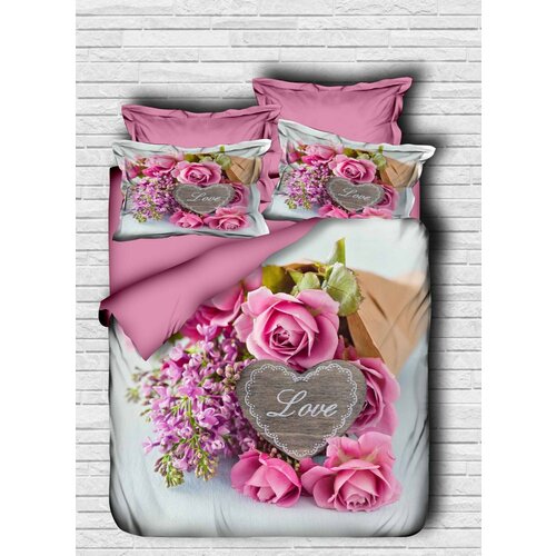 Lessentiel Maison posteljina 107, 200x220cm, roze Slike