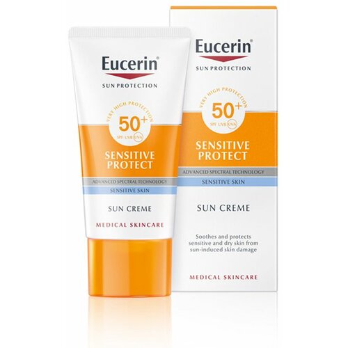 Eucerin krema za zaštitu osetljive kože od sunca SPF 50+ 50ml Slike