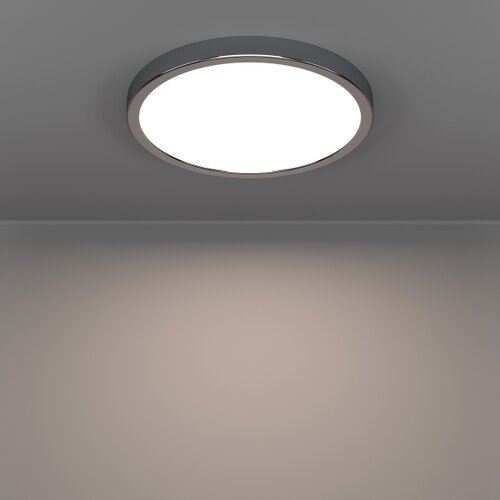 Eglo 901764 - LED kupatilsko plafonsko svetlo FUEVA LED/14,2W/230V prečnik 27,8 cm IP44 hrom Slike