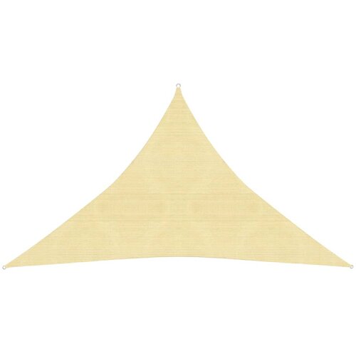 VidaXL Jedro za za&amp;scaron;titu od sunca 160 g/m&amp;sup2; bež 5 x 5 x 6 m HDPE Slike