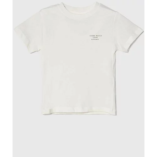 Zippy Dječja pamučna majica kratkih rukava boja: bijela, bez uzorka