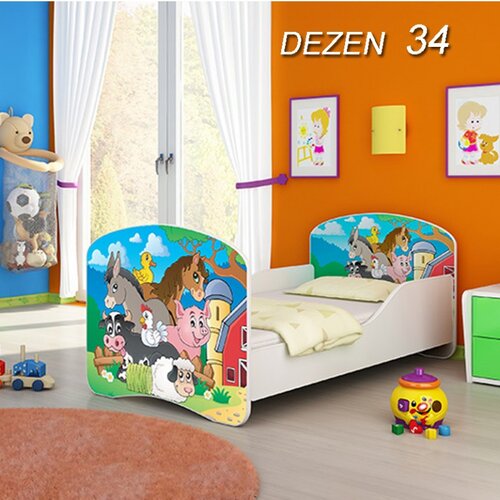  dečiji krevet drveni 160x80 cm i gratis du&scaron;ek 45 dezena Cene