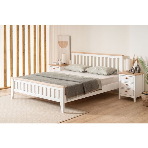 Hanah home ram za krevet Inci, 90x98x200 cm, Beli Slike