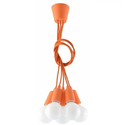 Nice Lamps Narančasta viseća svjetiljka ø 25 cm Rene –