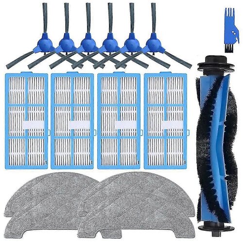 INORCO Glavna krtača Stranska krtača Hepa filter Združljiv z dodatki za robotski sesalnik 850t, (21843059) Slike