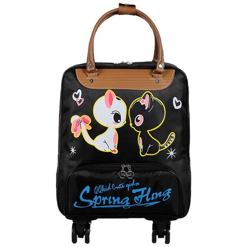 INF Rolling Travel BagWater – odporen in lahek L Črna mačka, (21538319) Cene