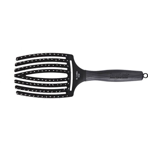  Za raščešljavanje Olivia Garden Nylon Mix Crna - Fingerbrush L Cene