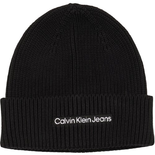 Calvin Klein Jeans INSTITUTIONAL BEANIE Crna Slike