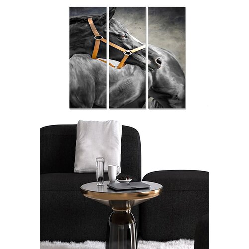 Wallity MDF107345045 multicolor decorative mdf painting (3 pieces) Slike