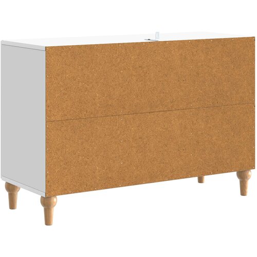  TV ormar s ladicama Bijela 89 x 34 5 x 60 cm Konstruirano drvo - Bijela Slike