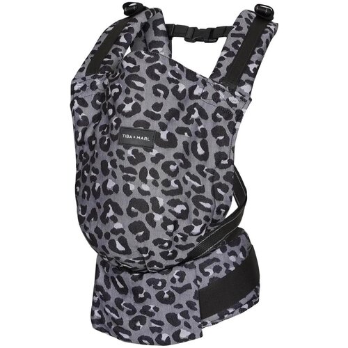 Tiba+Marl ergonomska nosilka isara® quick full buckle grey/black leopard Cene