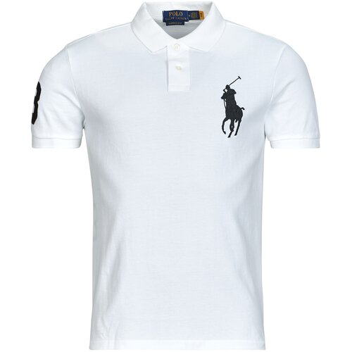 Polo Ralph Lauren Polo majice kratki rokavi POLO COUPE DROITE BIG POLO PLAYER Bela Cene