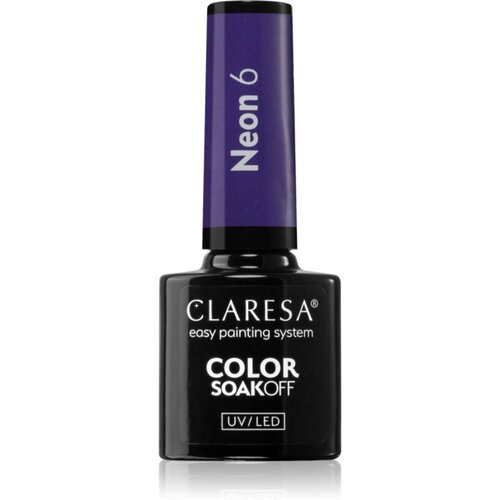 Claresa SoakOff UV/LED Color Neon gel lak za nokte nijansa 6 5 g Cene