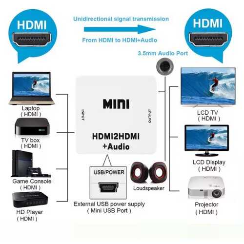 Gembird a-hdmi-hdmi-mini ** input hdmi to hdmi (907) (777) Cene