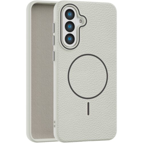  leather grip magsafe maska za samsung galaxy A56 &ndash; bela Cene
