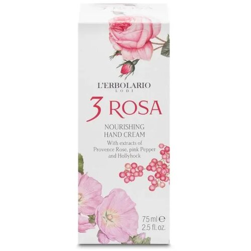 L'Erbolario Krema za ruke 3 Rosa, 75 ml Cene