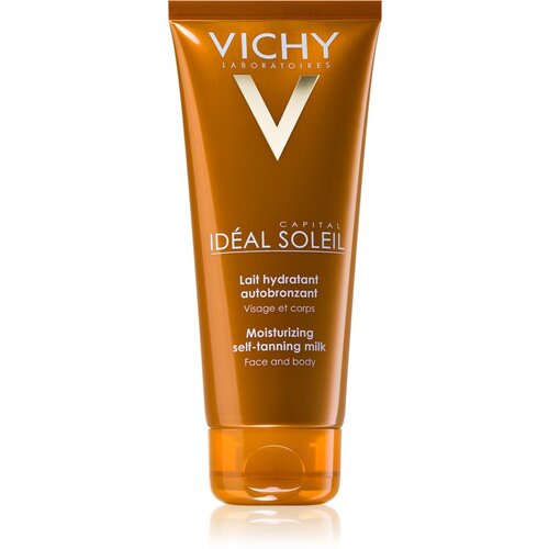 Vichy Idéal Soleil Moisturizing Self-Tanning Milk vlažilno samoporjavitveno mleko za obraz in telo 100 ml Cene