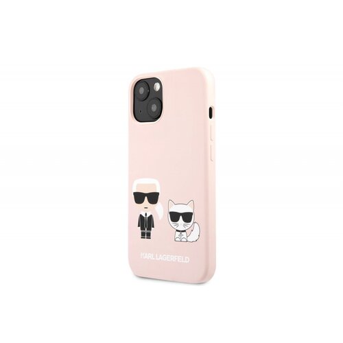 Karl Lagerfeld originalen ovitek KLHCP13SSSKCI za iphone 13 mini roza silikonska zaščita - full bodies Cene