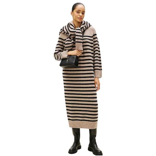 Tommy Hilfiger prugasta midi haljina Cene